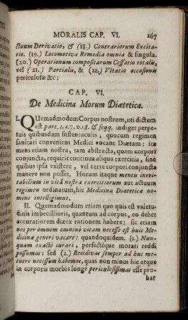 Cap. VI. De Medicina Morum Diaetetica