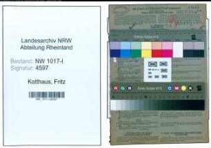 Entnazifizierung Fritz Kotthaus , geb. 28.03.1902 (Kaufmaennischer Angestellter)