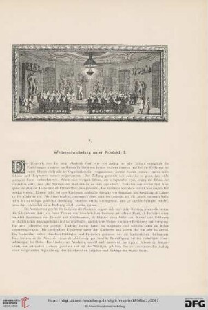 V. Weiterentwicklung unter Friedrich I.