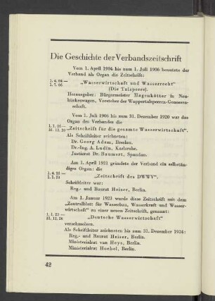 Die Geschichte der Verbandszeitschrift