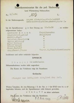 Stanger, Eugen