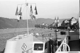Boppard: Vom Schiff Prinses Margriet, auf Strom und Ort
