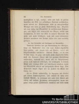 11. Das Ausmessen und Austragen des Grundrisses.