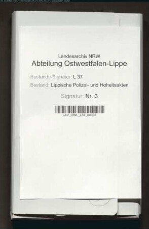 Kornzuschläge oder Verbot der Kornausfuhr, Bd. 3