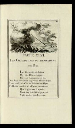 Fable XLVI. Les grenouilles Qui Demandent Un Roi.