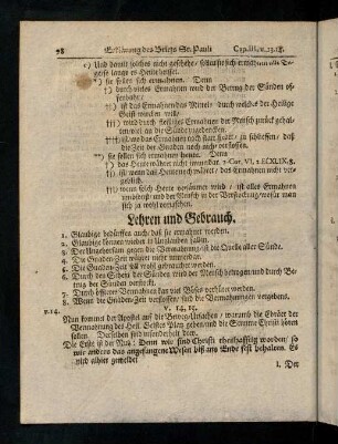 98-104, V. 14 - 15; Lehren und Gebrauch; V. 16 - 17; ...