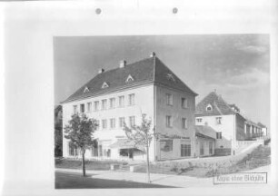 Seifhennersdorf, Albertstraße. Wohnhäuser (1920/1930, Heimstättengesellschaft Sachsen/ H. G. S.)