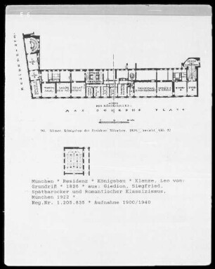 Königsbau der Residenz von Leo von Klenze von 1826