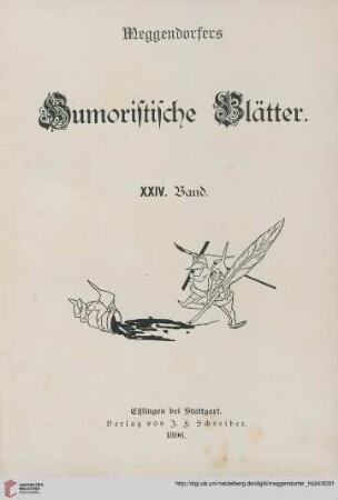 24: Meggendorfers humoristische Blätter: Zeitschr. für Humor u. Kunst
