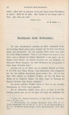 36-48 Deutschlands älteste Gotteshäuser