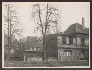 Wallgraben. Detmold. Blick auf die Häuser Bruchmauerstraße