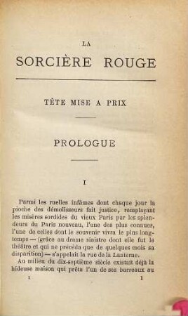La sorcière rouge, 1. Tête mise à prix