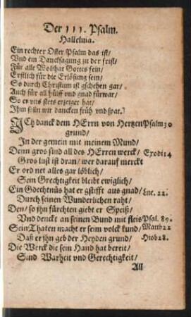 Der 111. Psalm. - Der 120. Psalm.