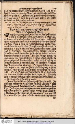 Das acht und zwantzigst Capittel