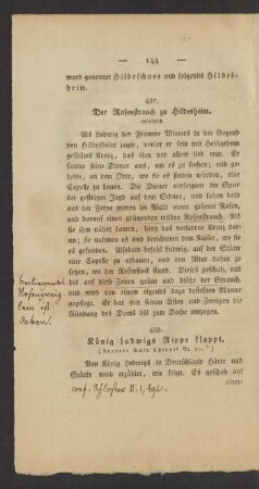 457. Der Rosenstrauch zu Hildesheim.