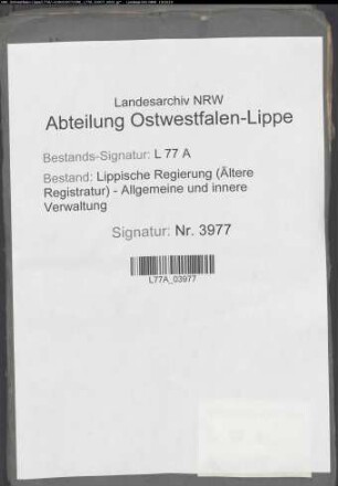 Maßnahmen gegen Wilddiebe, Bd. 1
