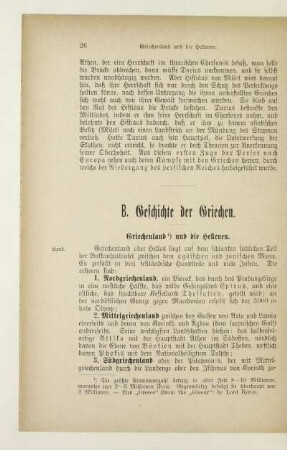 Griechenland und die Hellenen