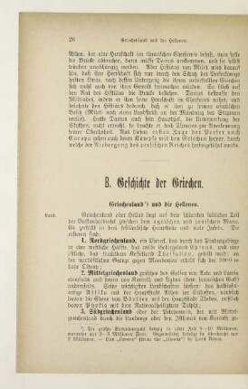 Griechenland und die Hellenen