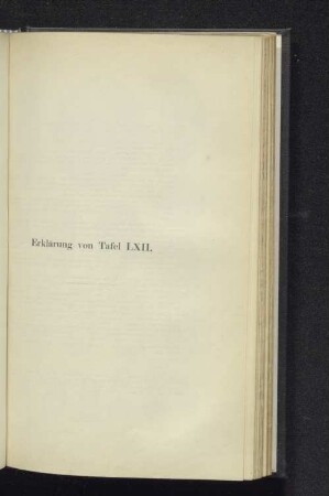 Erklärung von Tafel LXII.