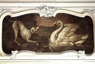 Schwan und Hund