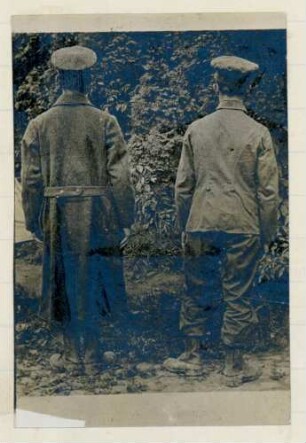 Foto von zwei englischen Kriegsgefangenen