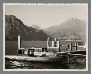 Anlegestelle in Bellagio am Comer See