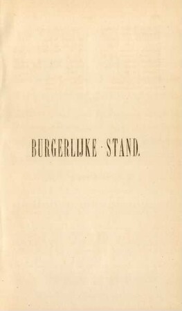 Burgerlijke stand