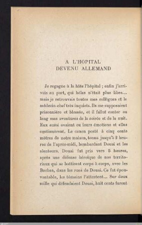 A l'hopital devenu allemand