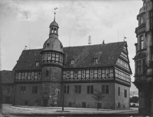 Rathaus : Frontansicht des Rathauses von Höxter