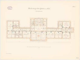Oberlandesgericht, Kiel: Grundriss 2. OG 1:100