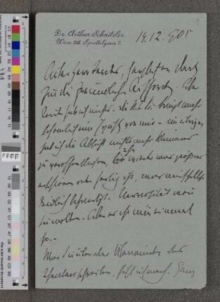 Brief an Heinrich Teweles