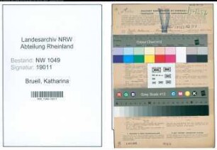 Entnazifizierung Katharina Bruell , geb. 20.01.1886 (Lehrerin)