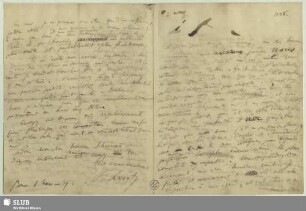 164: Brief von Franz Liszt an Robert Schumann - Mus.Schu.164 : Bonn, 01.03.1839