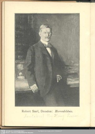 Herrenbildnis [Sanitätsrat Dr. Reginald Pierson]
