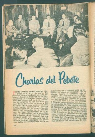 Charlas del Pebete