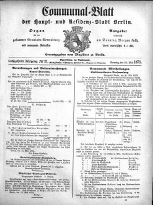 1875,21: No. 21, 23. Mai 1875