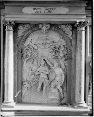 Schöntal Kloster Schöntal Abteikirche Sankt Joseph Langhaus Johannesaltar Detailaufnahme von Michael Kern (um 1630)