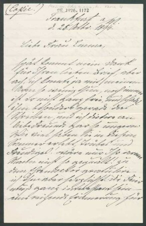 Brief an Emma Brandes : 25.10.1894