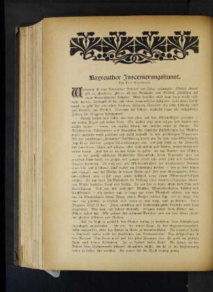 Bayreuther Inscenierungskunst