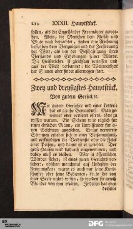 XXXII. Hauptstück. Von gutem Gerüchte.