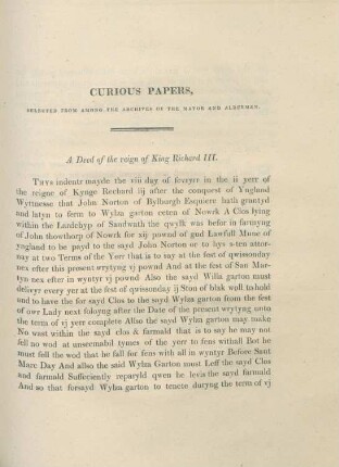 Curious Papers