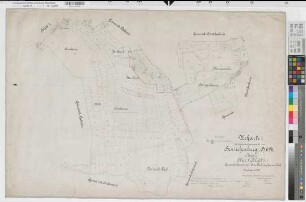 Henrichenburg (Castrop-Rauxel), Horneburg (Datteln), Zusammenlegung Henrichenburg, Urkarte I Horneburg Flur 1 Bl.3