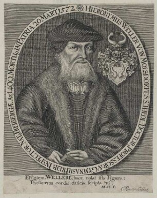 Bildnis des Hieronymus Weller von Molsdorff