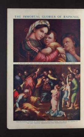 Tafel: The immortal glories of Raphael