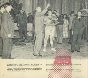 Walter Felsenstein bei der Inszenierung der "Zauberflöte" in der Komischen Oper