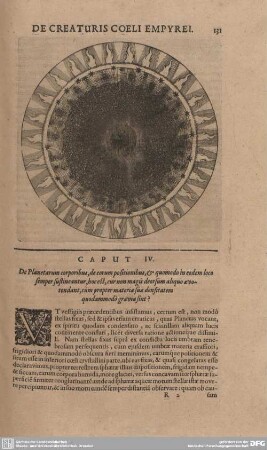Caput IV. De Planetarum corporibus, de eorum positionibus...