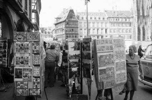 Straßburg: Souvenirstand am Münsterplatz