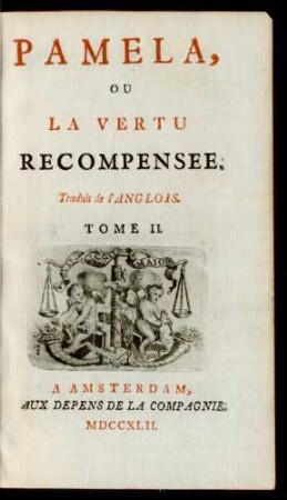 Tome II.: Pamela, Ou La Vertu Recompensee