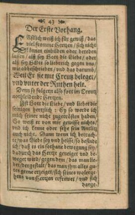 Der Erste Vorhang.