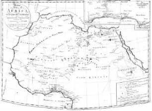 Skizze des nördlichen Theils von Afrika - Die Sklavenküste